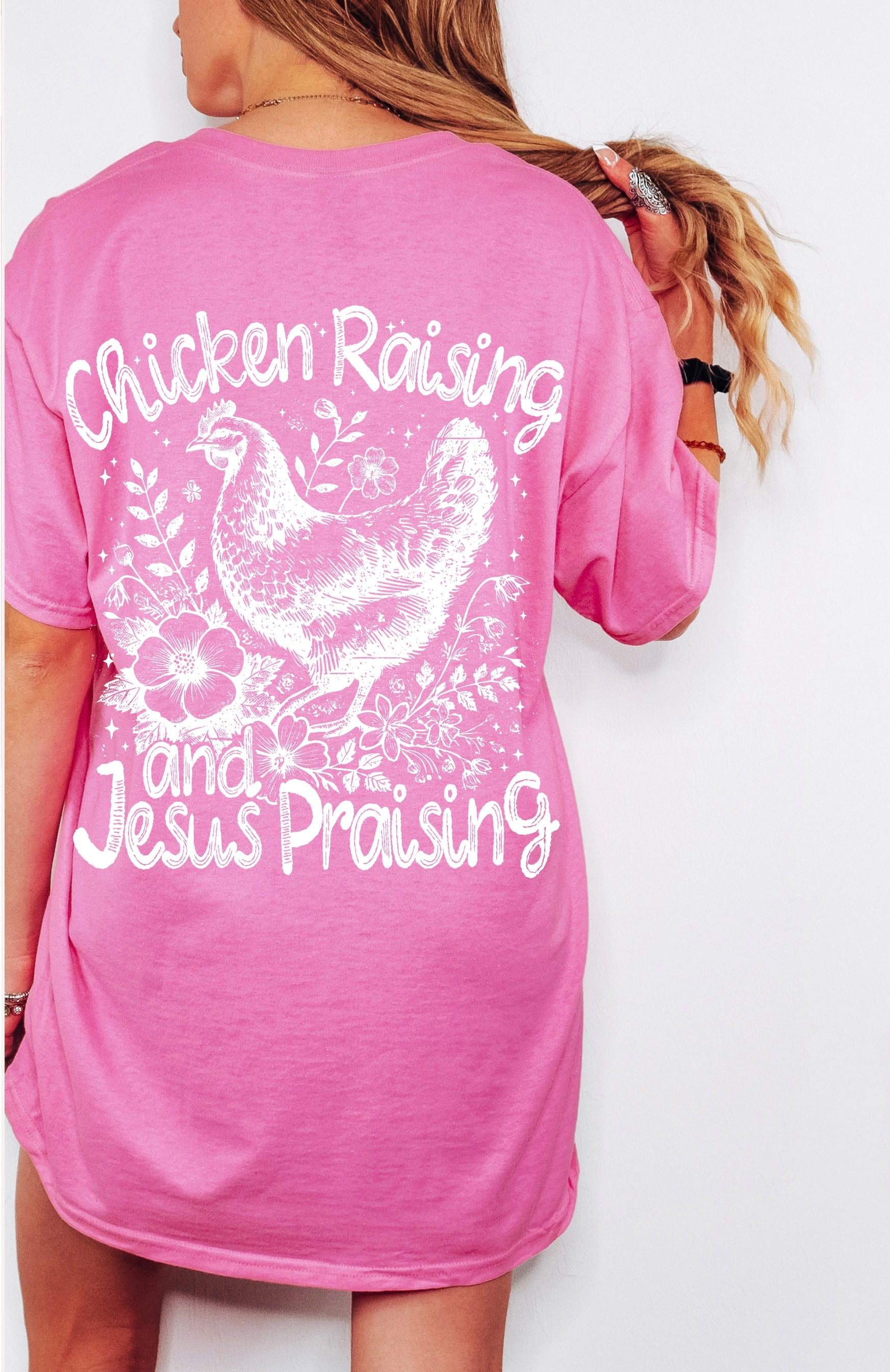Chicken raising T-shirt
