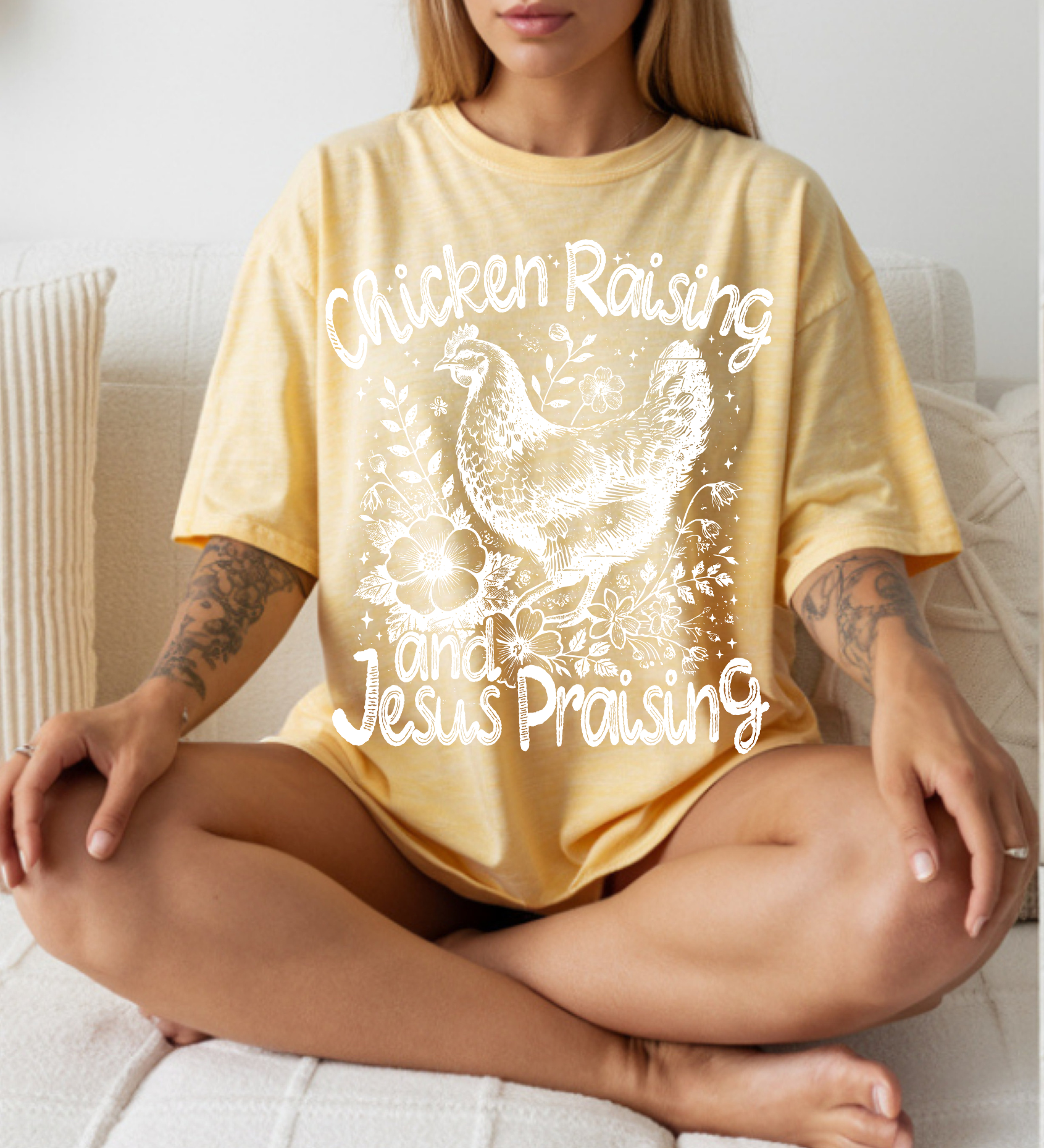 Chicken raising T-shirt