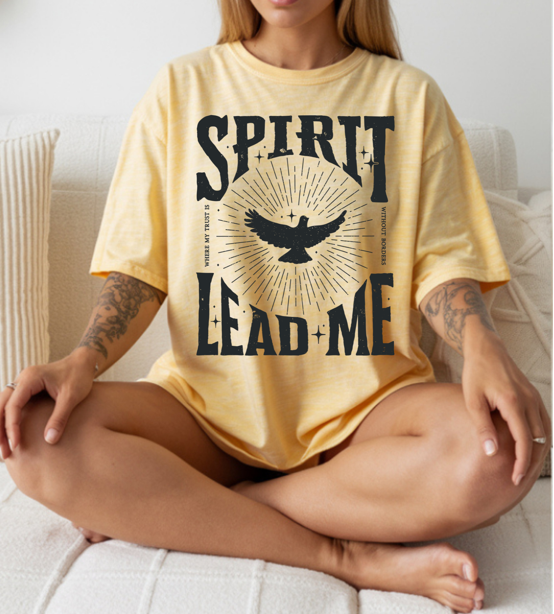 Spirit lead me t-shirt black