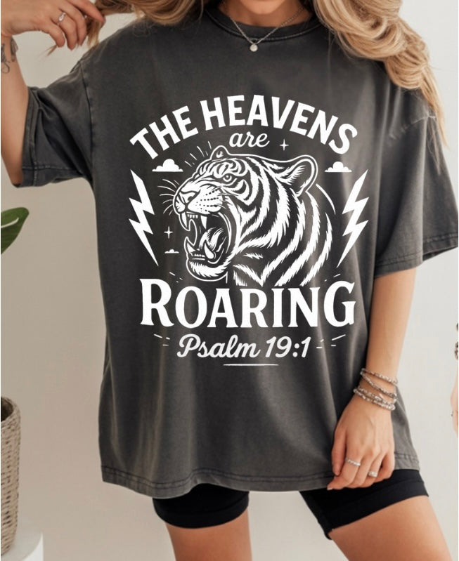 Heavens are roaring t-shirt