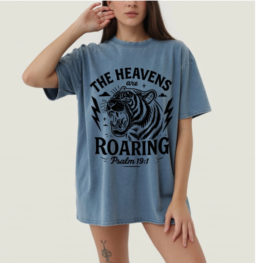 Heavens are roaring t-shirt