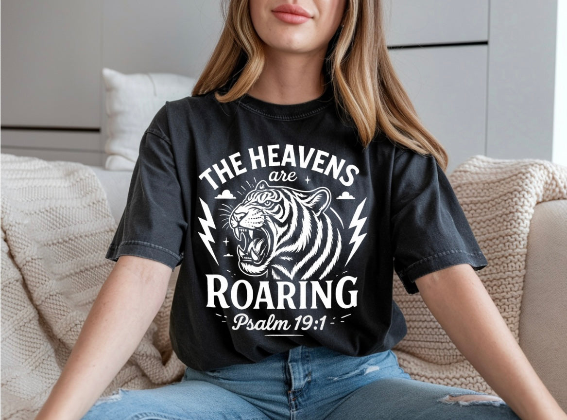 Heavens are roaring t-shirt