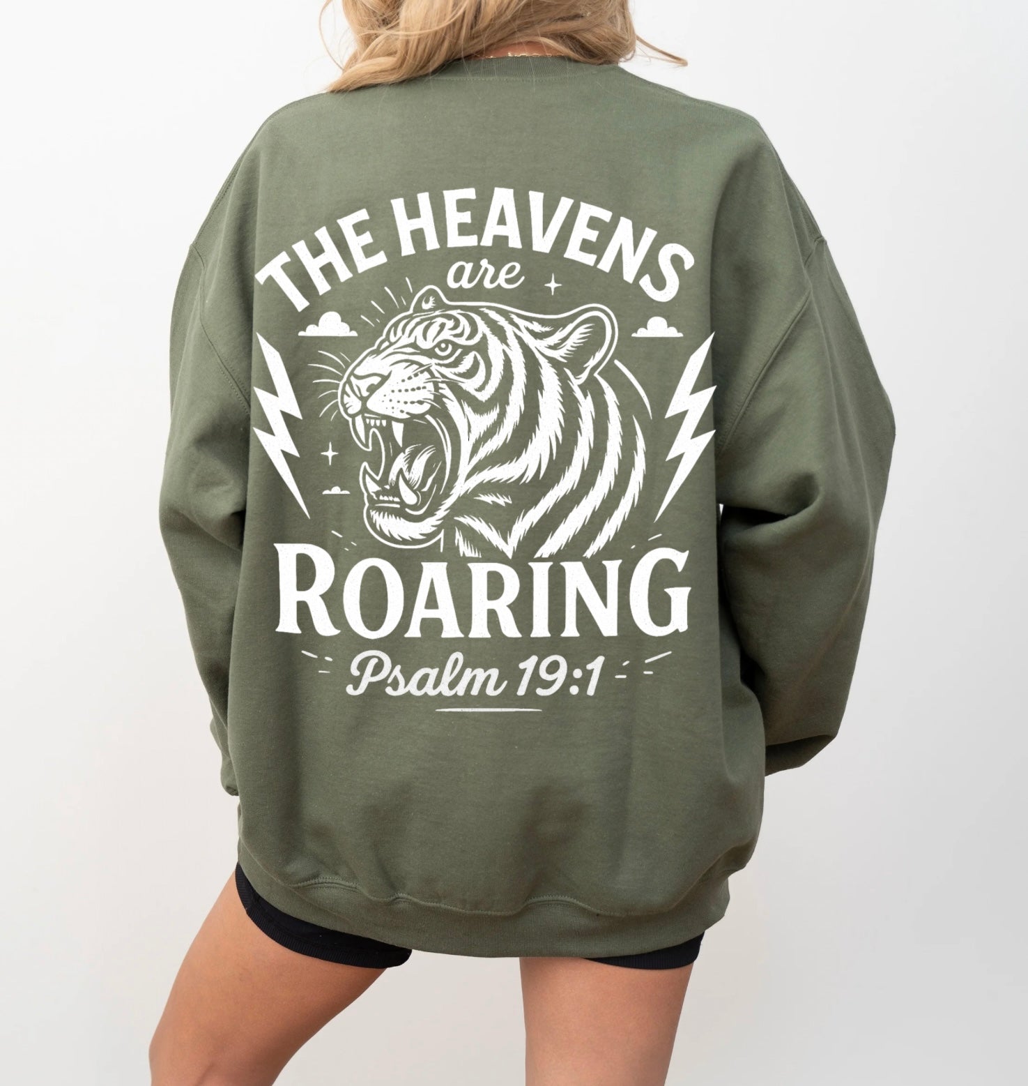 Heavens are roaring sweatshirt