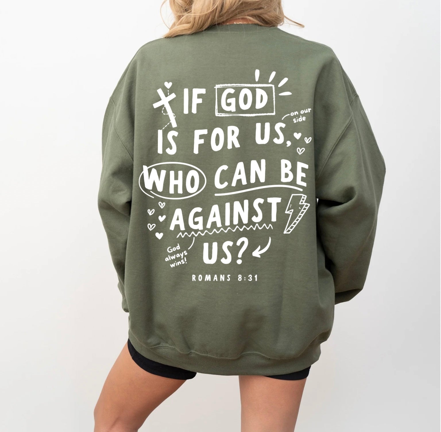 God is for us sweatshirt