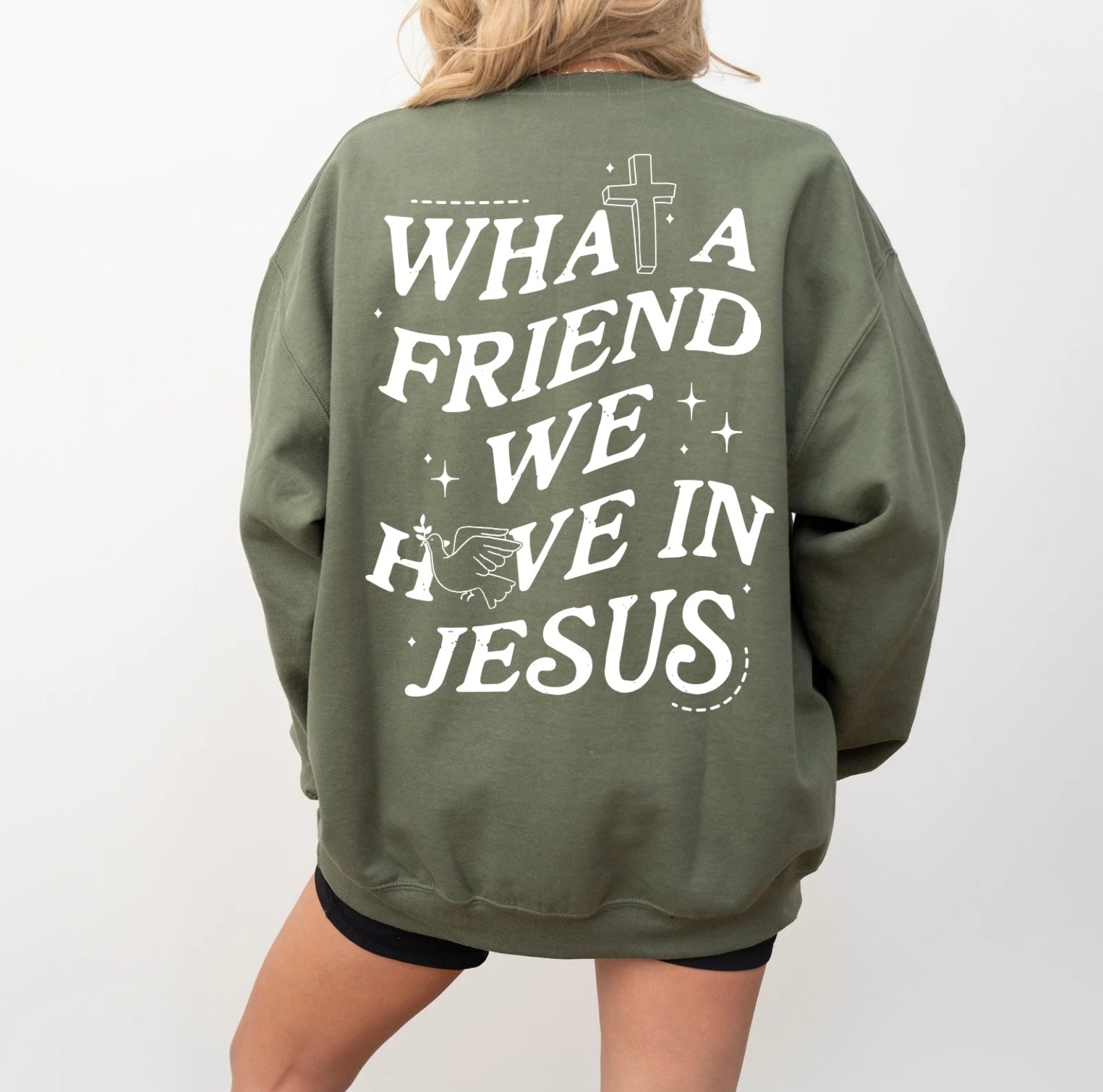 What a friend sweatshirt