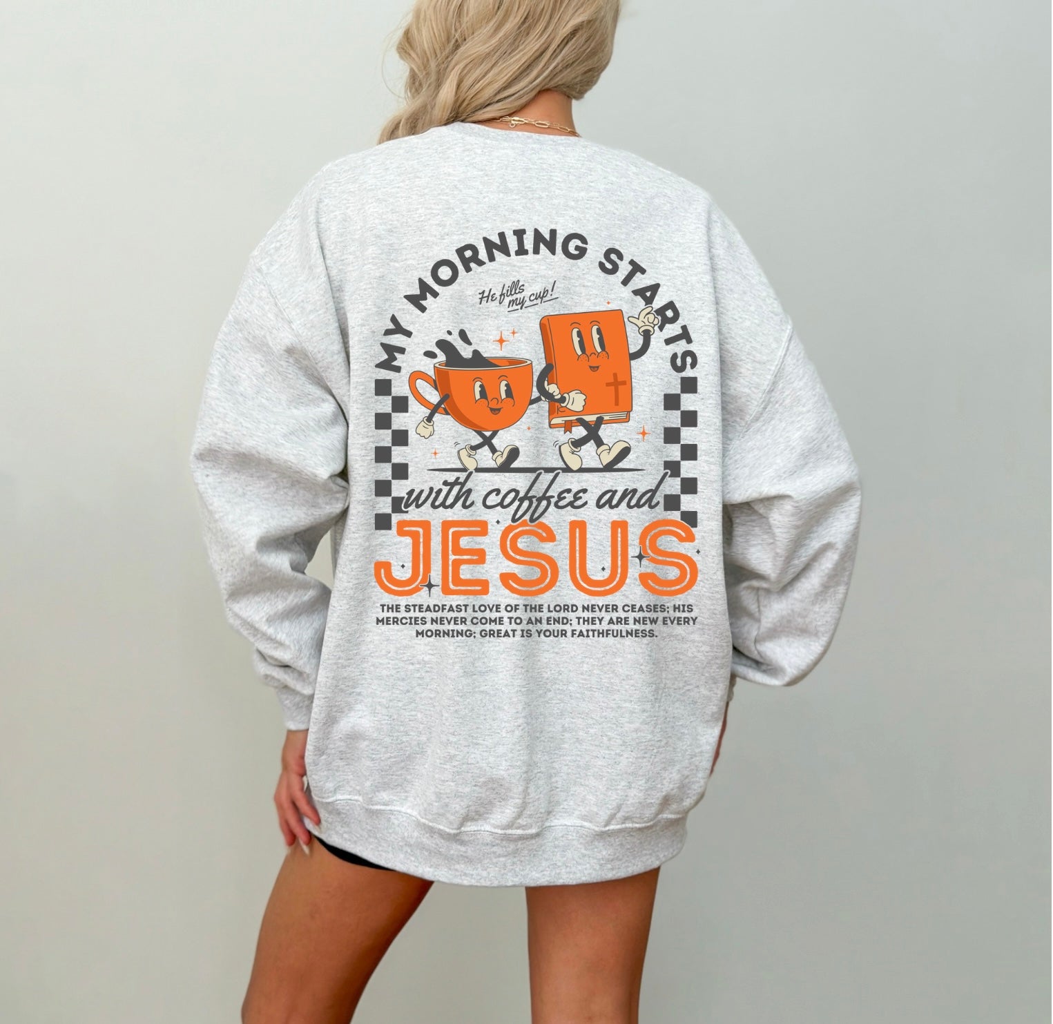 Coffee and jesus sweatshirt