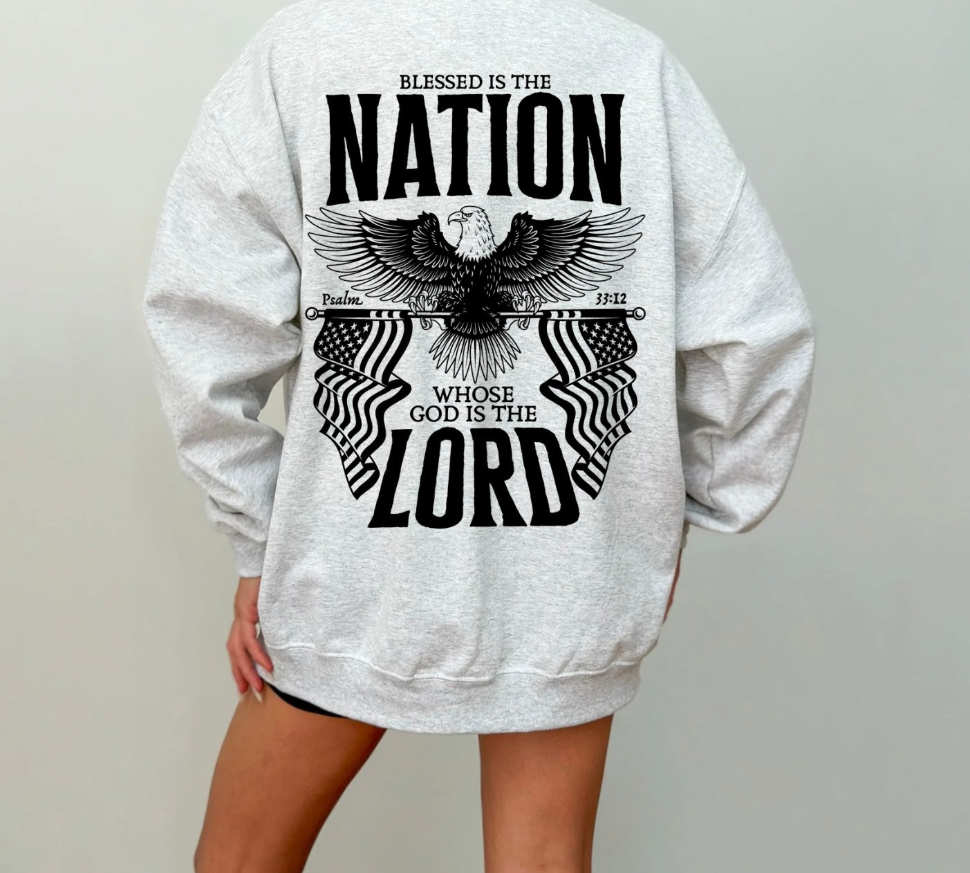Blessed is the nation sweatshirt