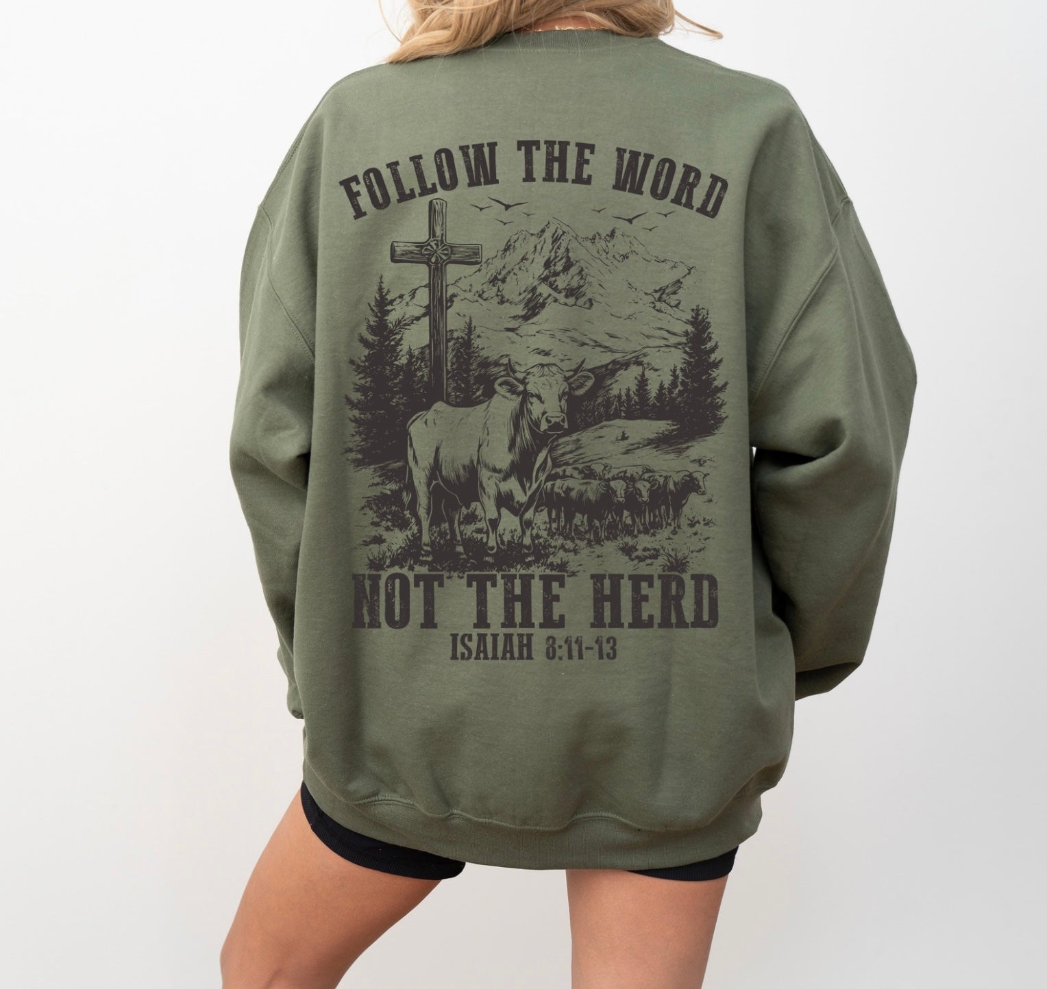 Follow the word sweatshirt