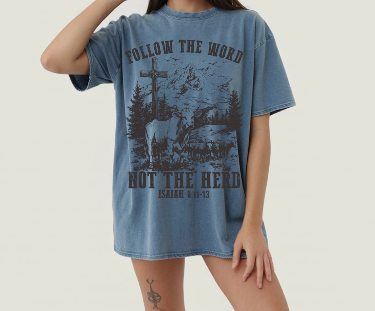 Follow the word tshirt