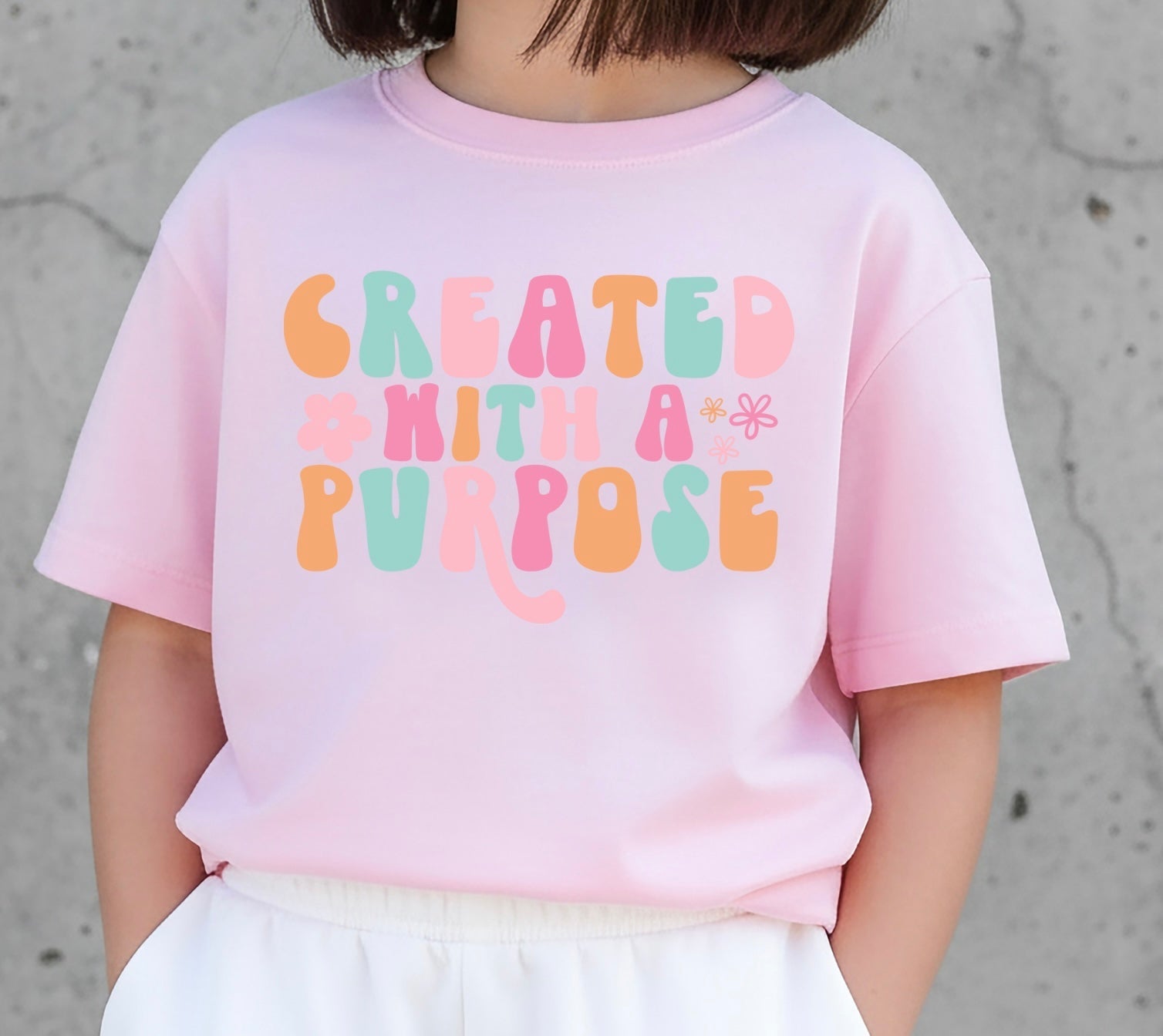 Created with a purpose tshirt