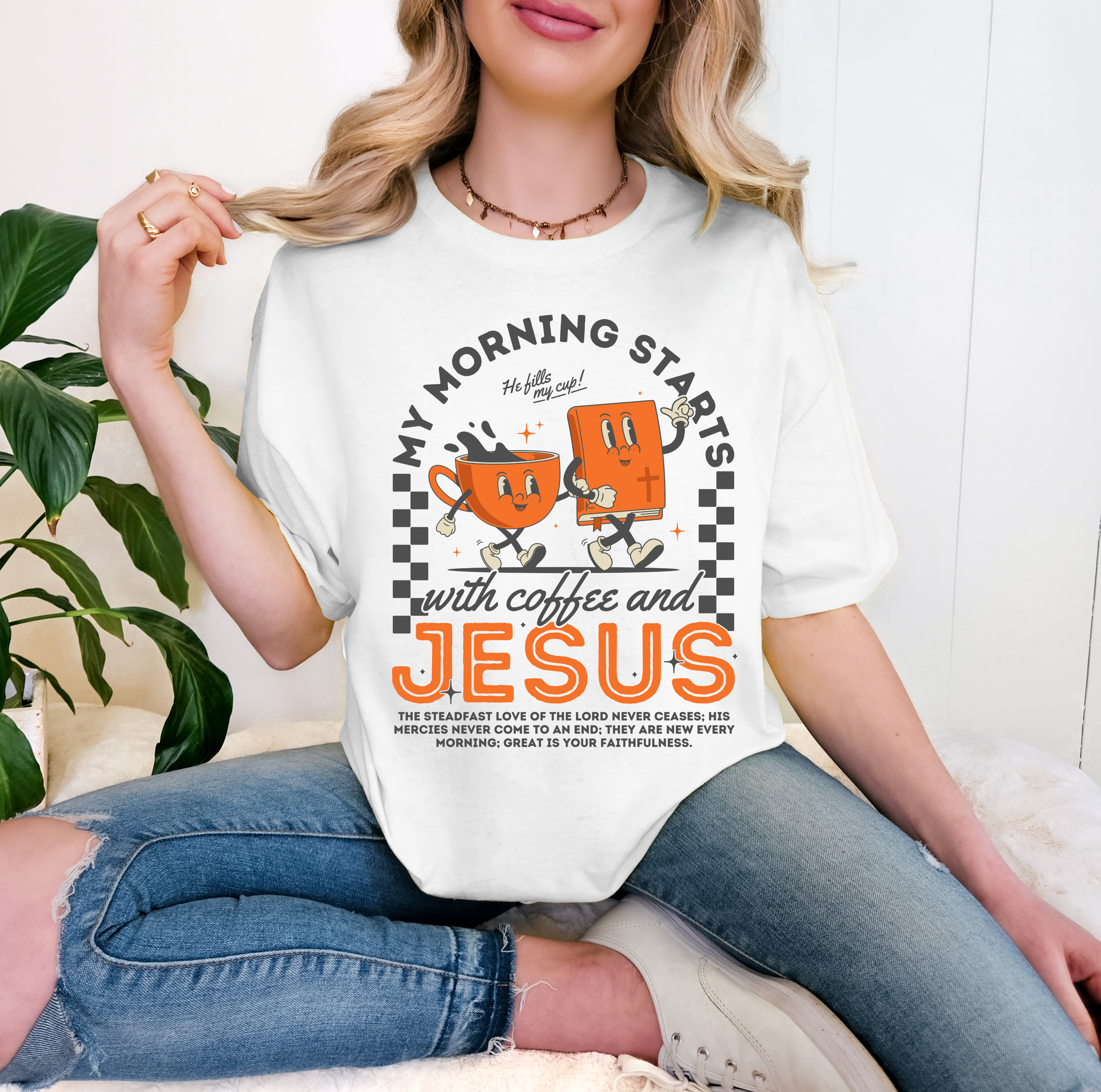 Coffee and Jesus t-shirt