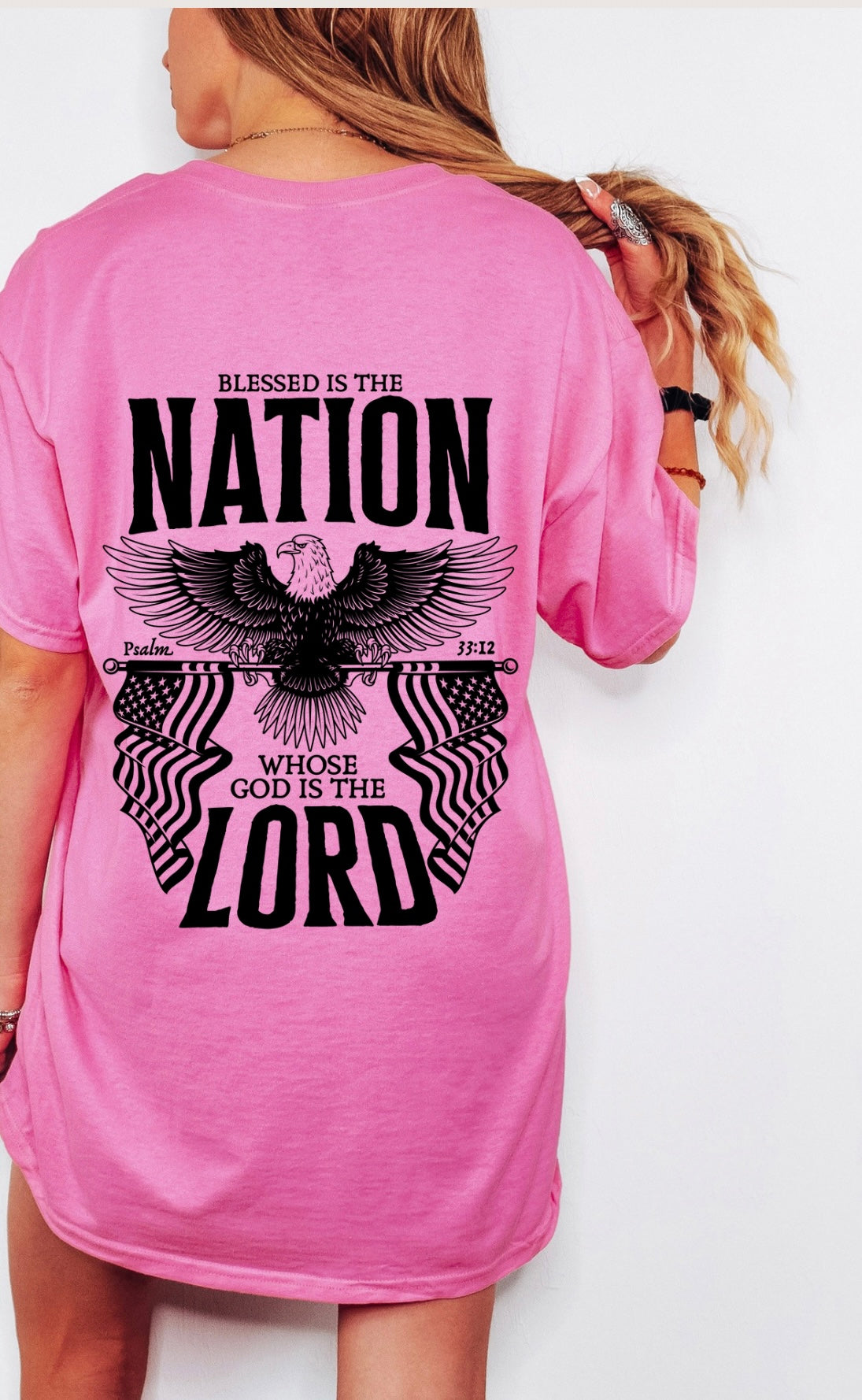 Blessed is the nation t-shirt