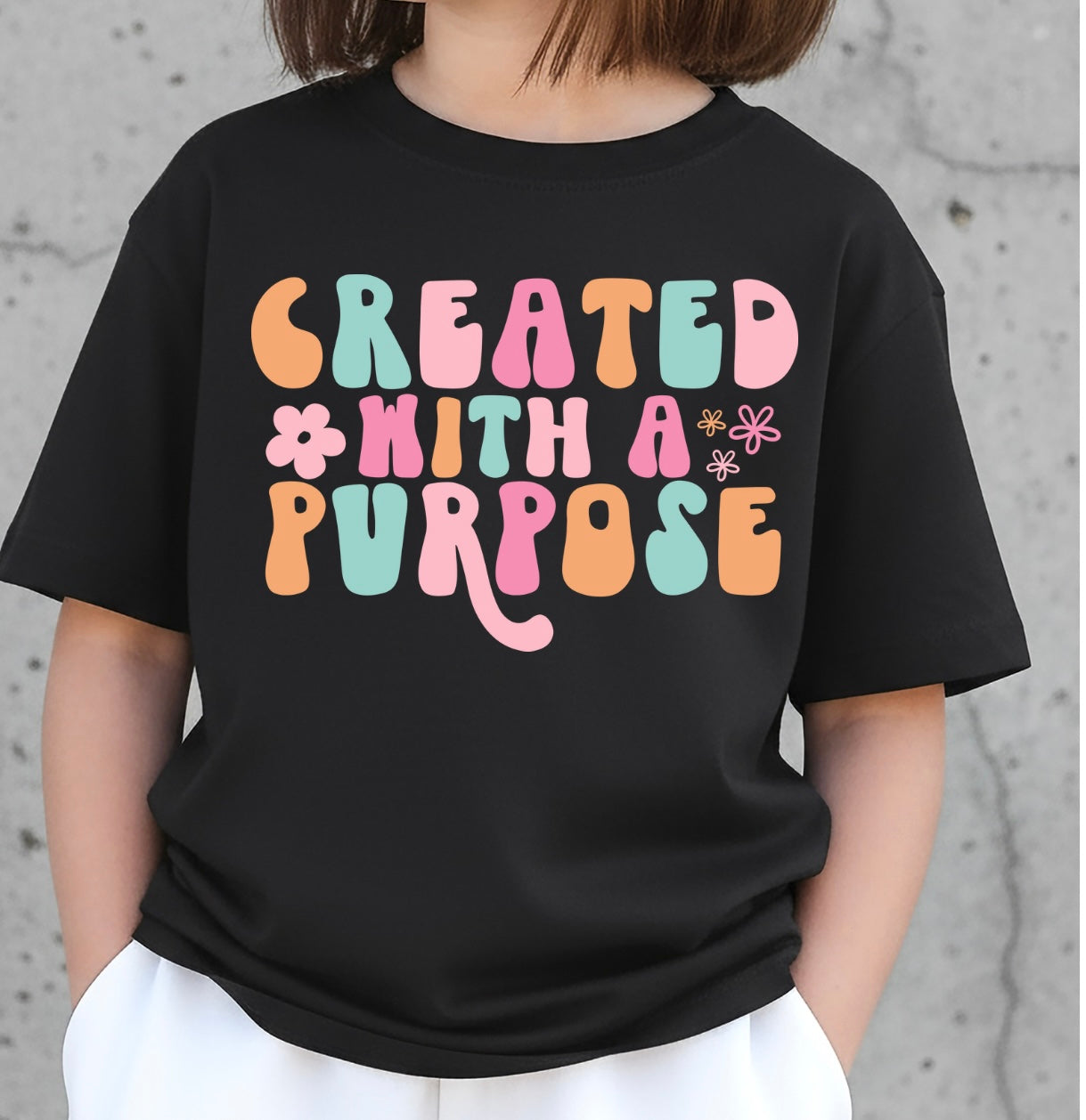 Created with a purpose tshirt