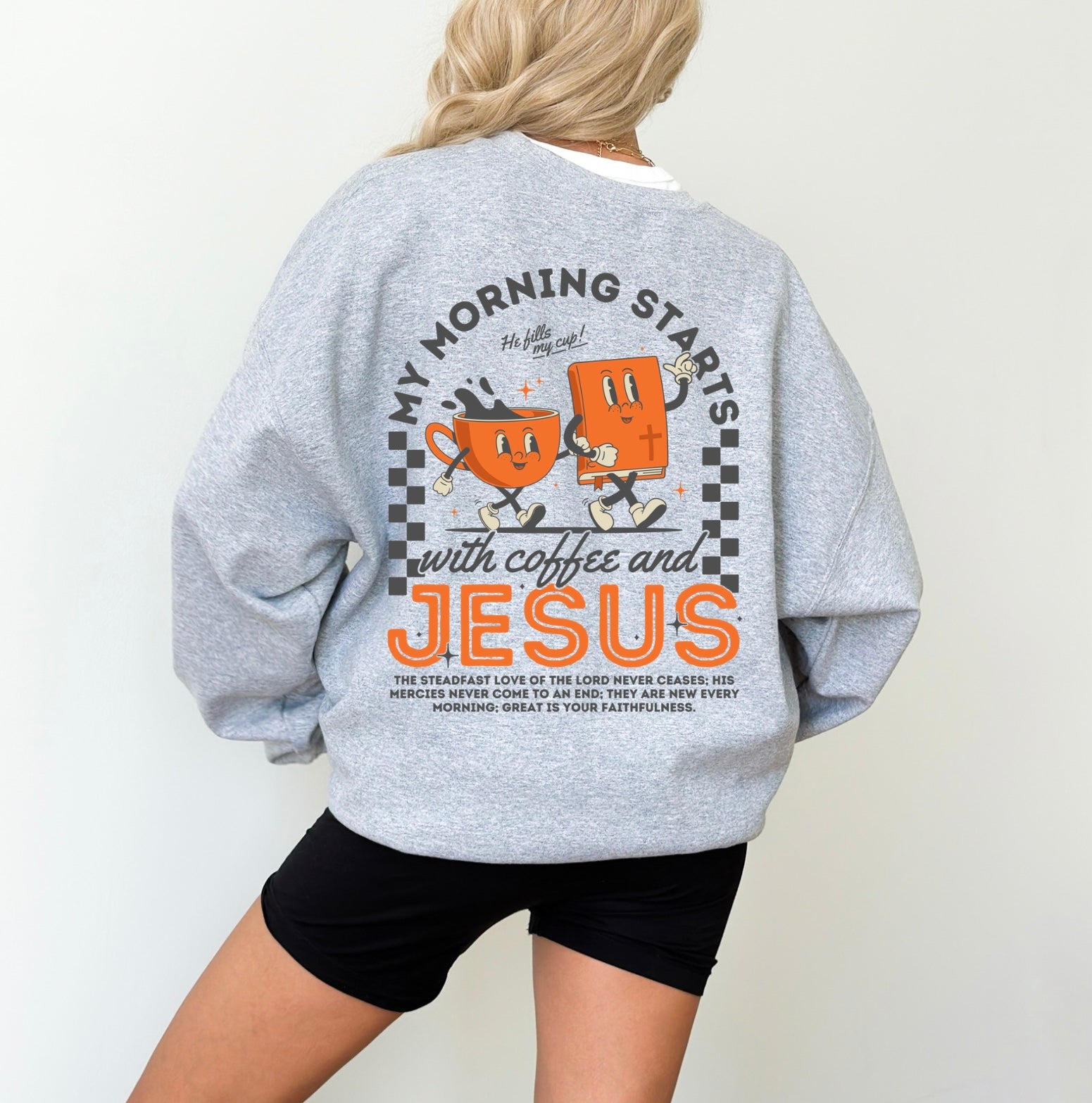 Coffee and jesus sweatshirt