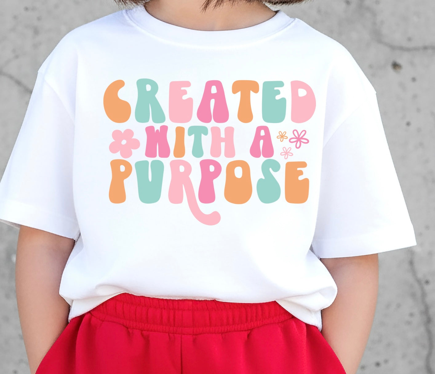 Created with a purpose tshirt