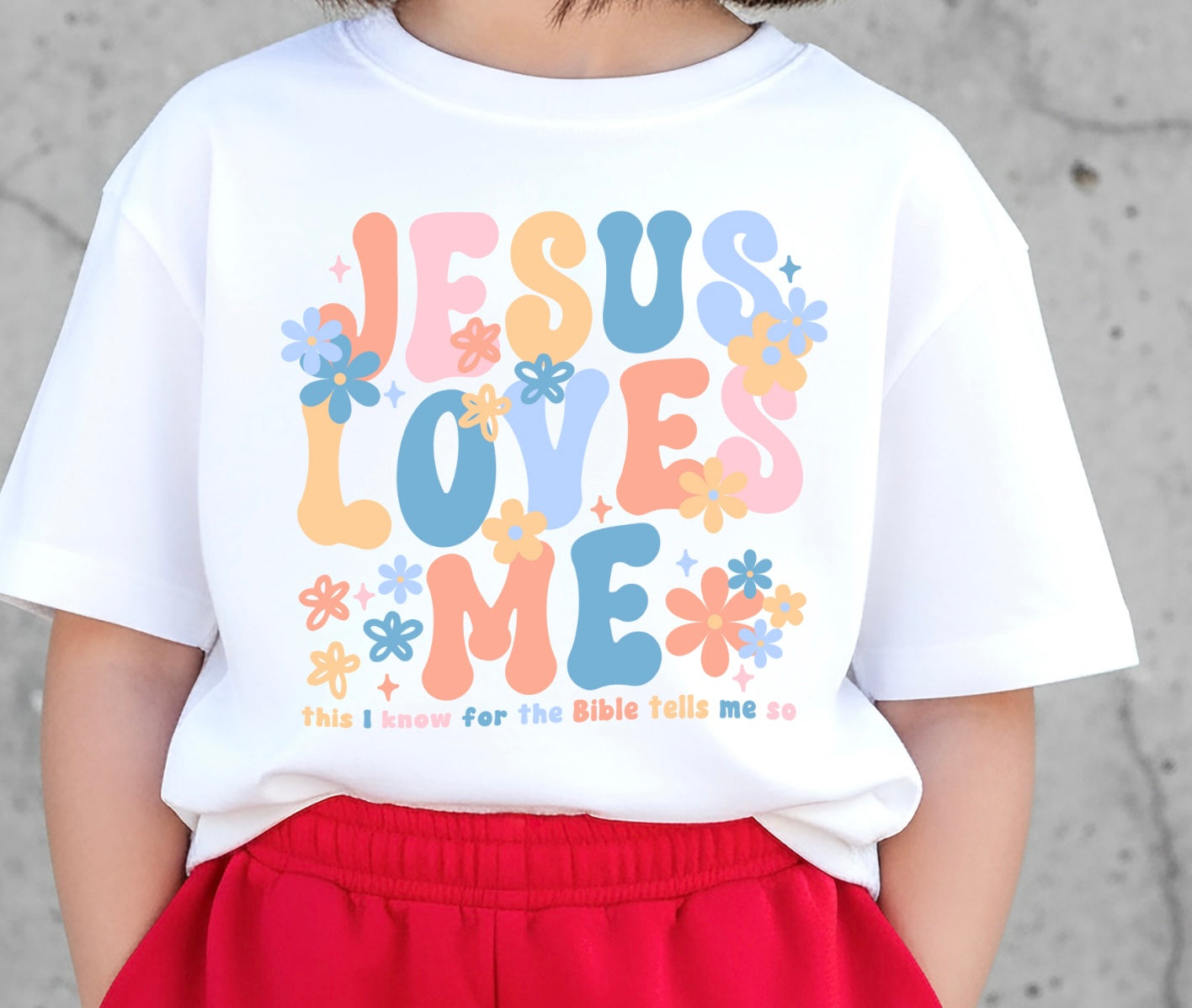 Jesus loves me tshirt