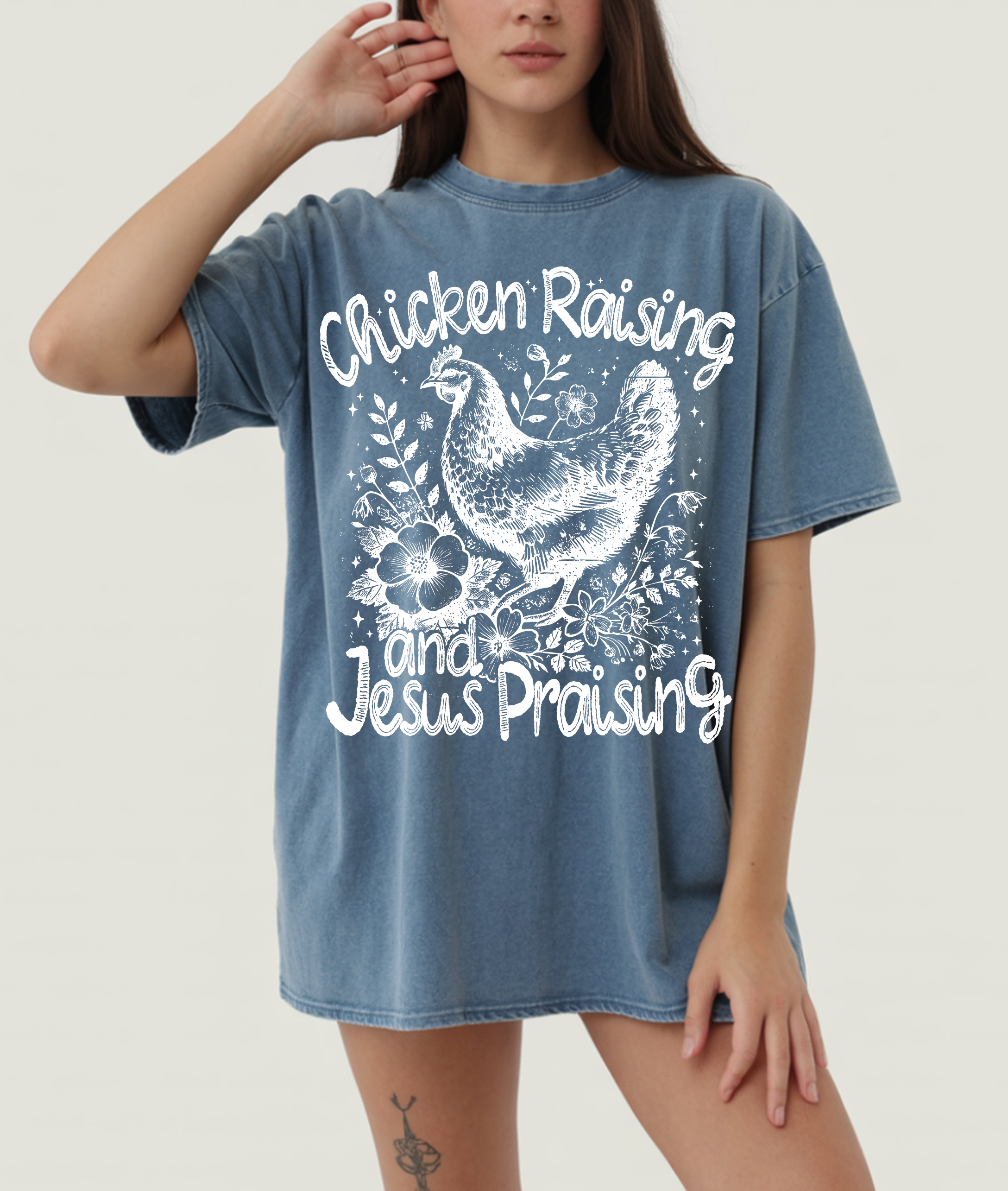 Chicken raising T-shirt