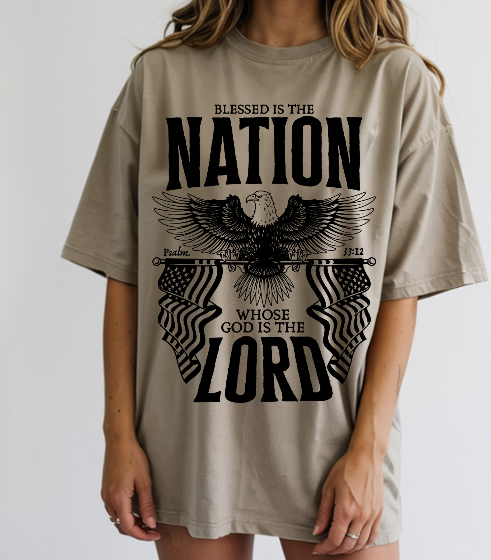 Blessed is the nation t-shirt