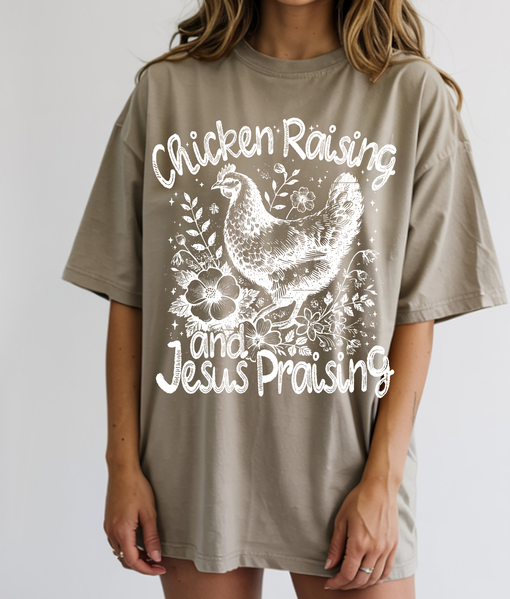 Chicken raising T-shirt