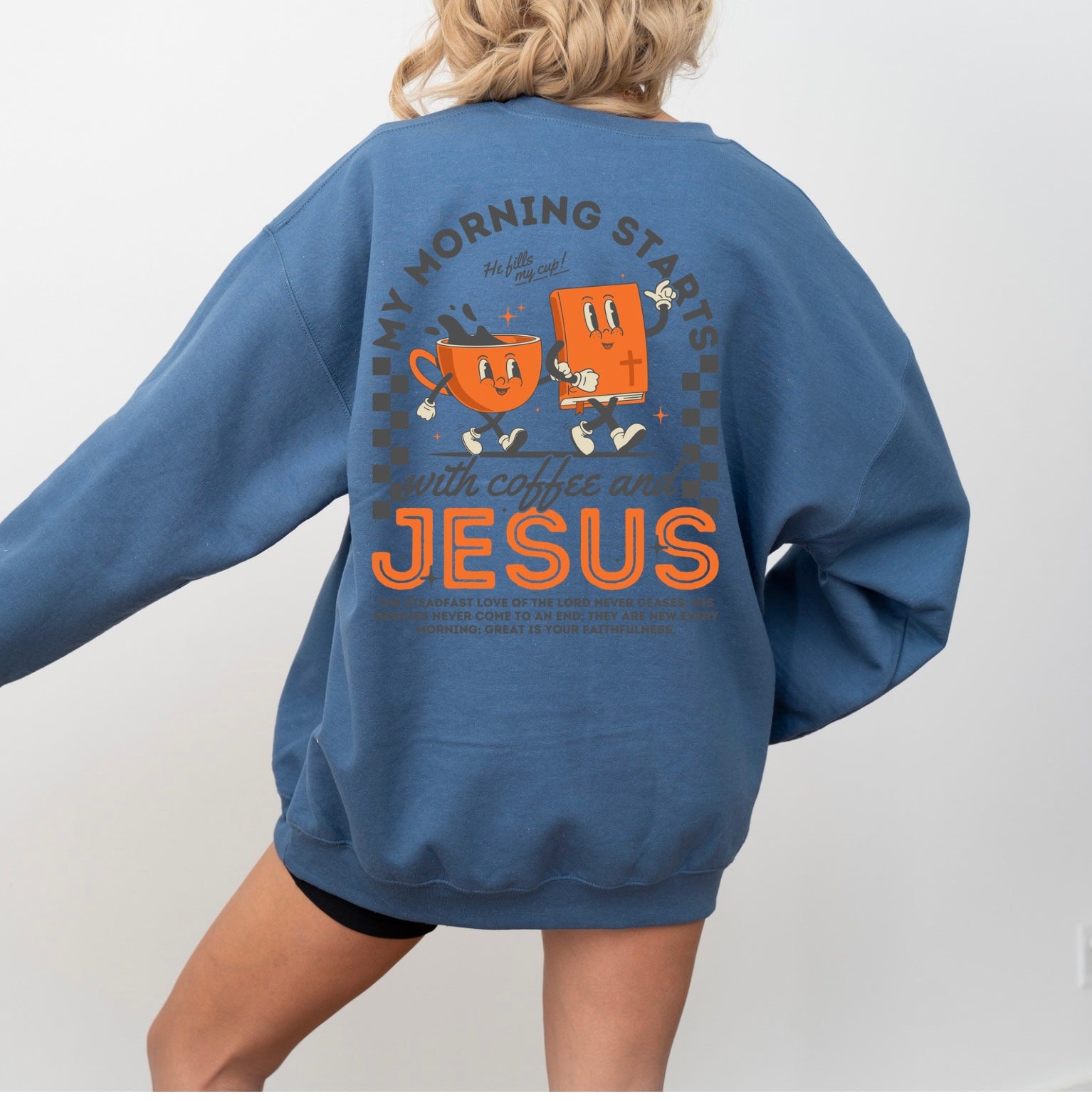 Coffee and jesus sweatshirt