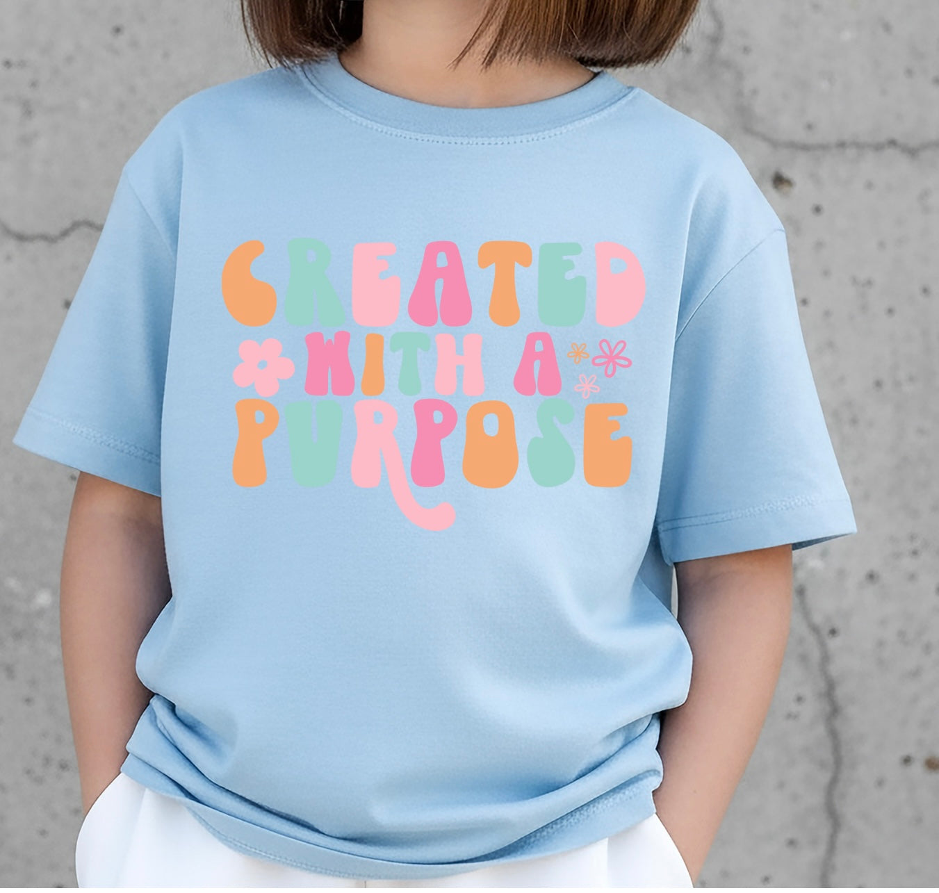 Created with a purpose tshirt