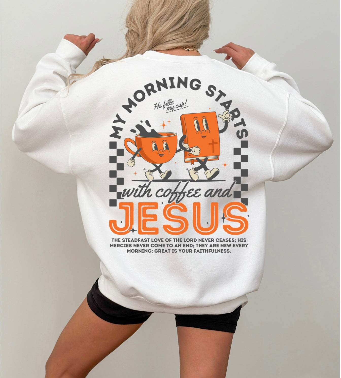 Coffee and jesus sweatshirt