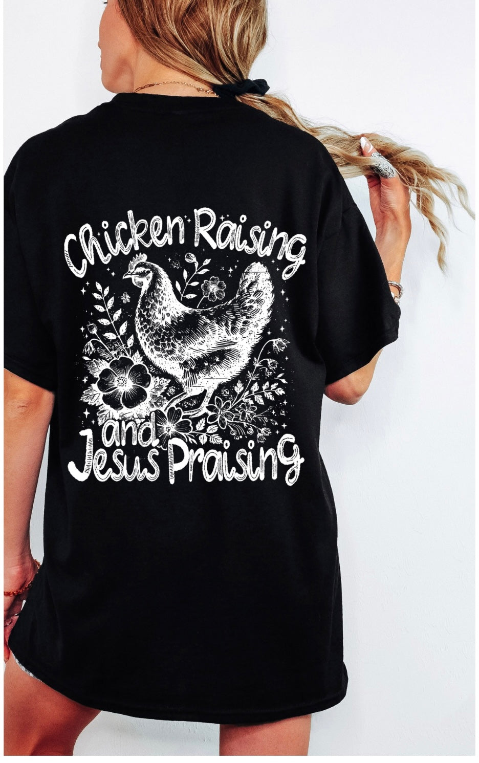 Chicken raising T-shirt