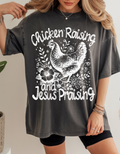 Chicken raising T-shirt