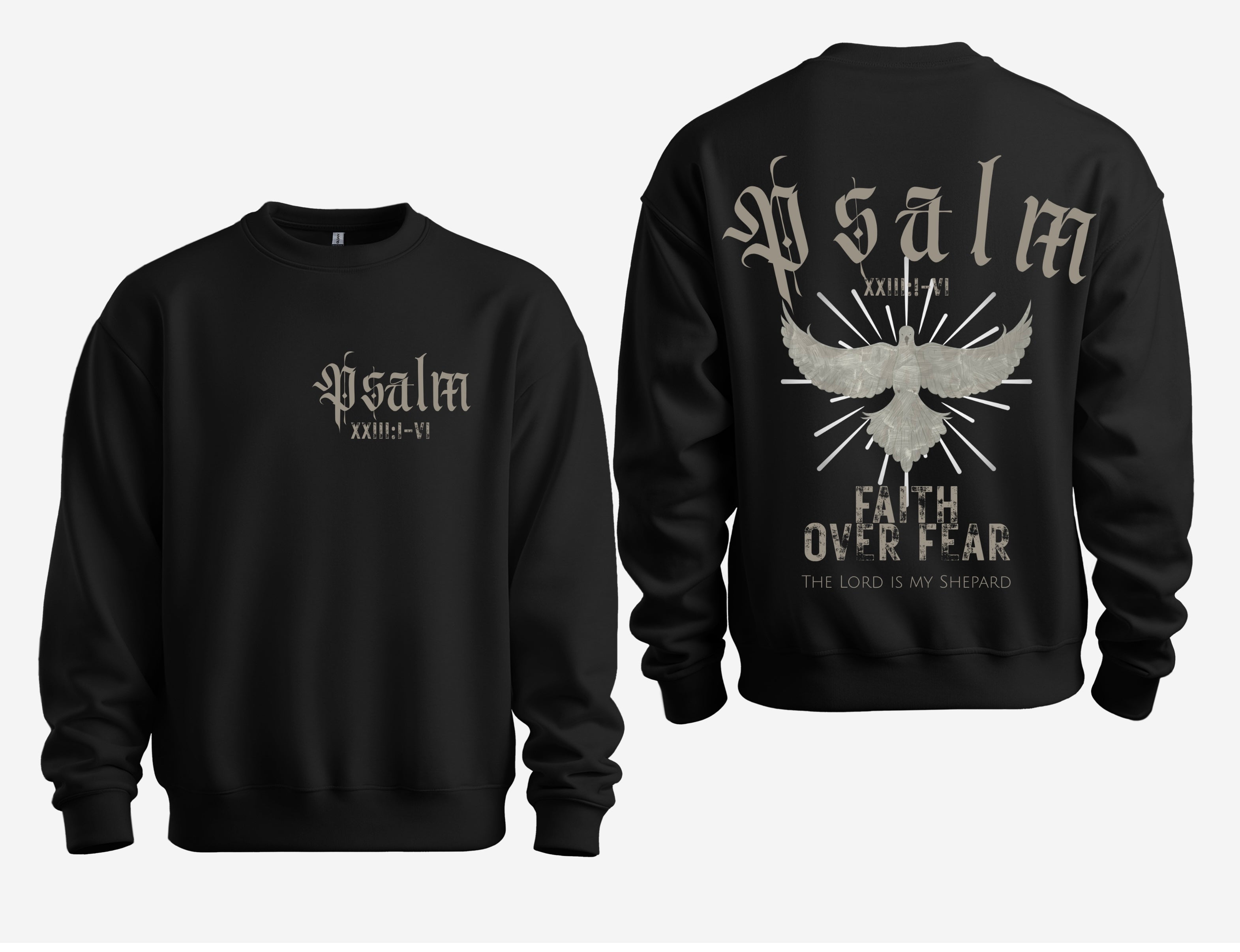 Psalm 23 sweatshirt