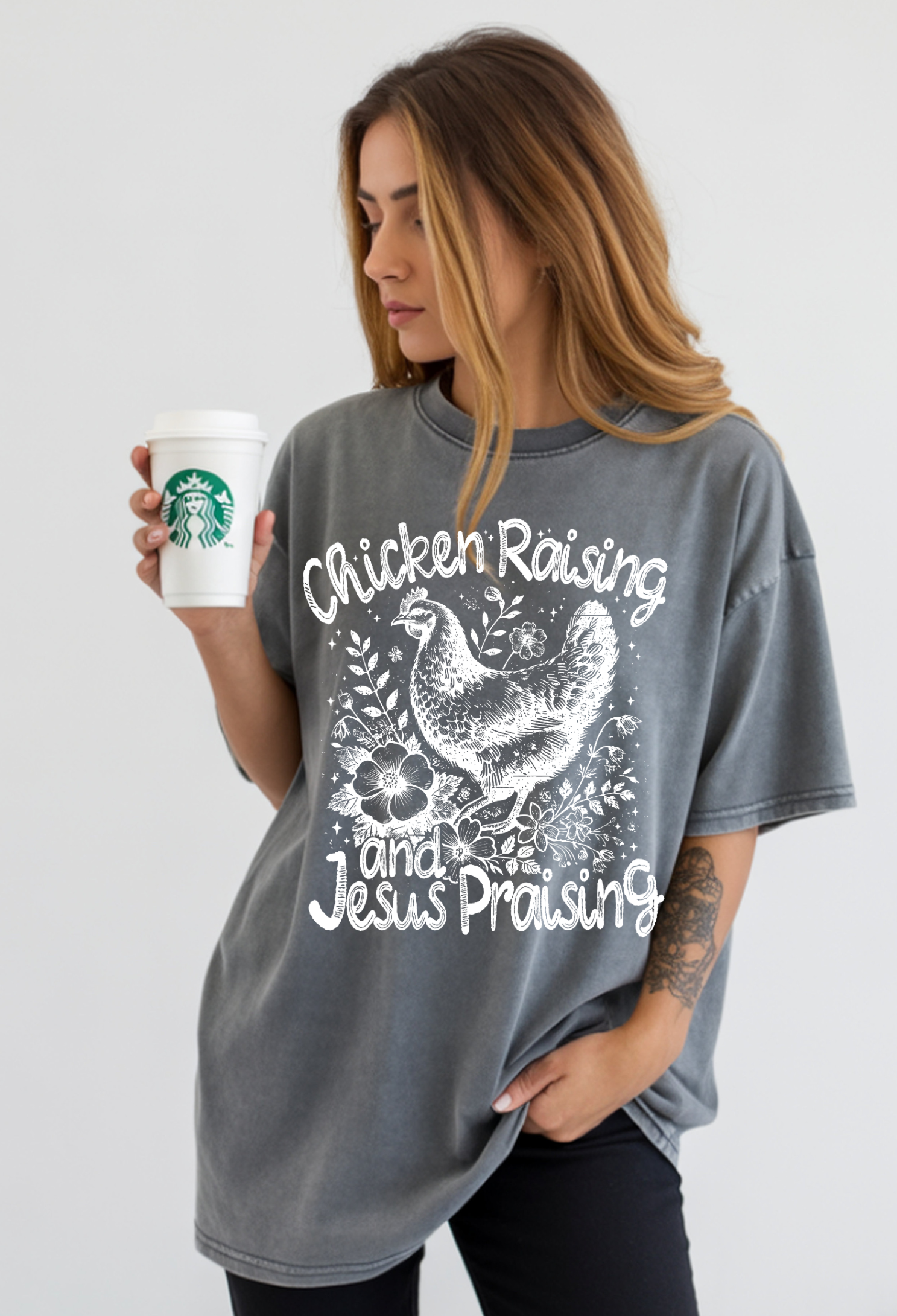 Chicken raising T-shirt