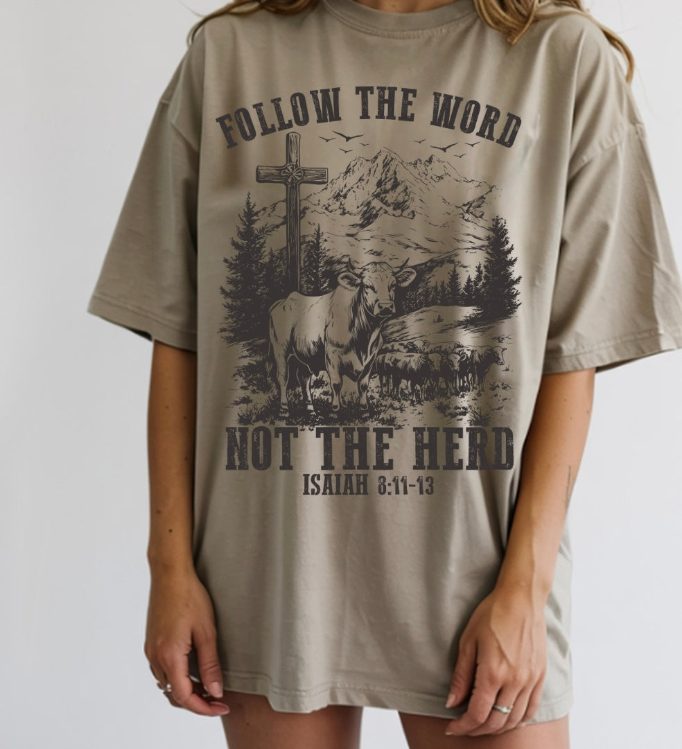 Follow the word tshirt