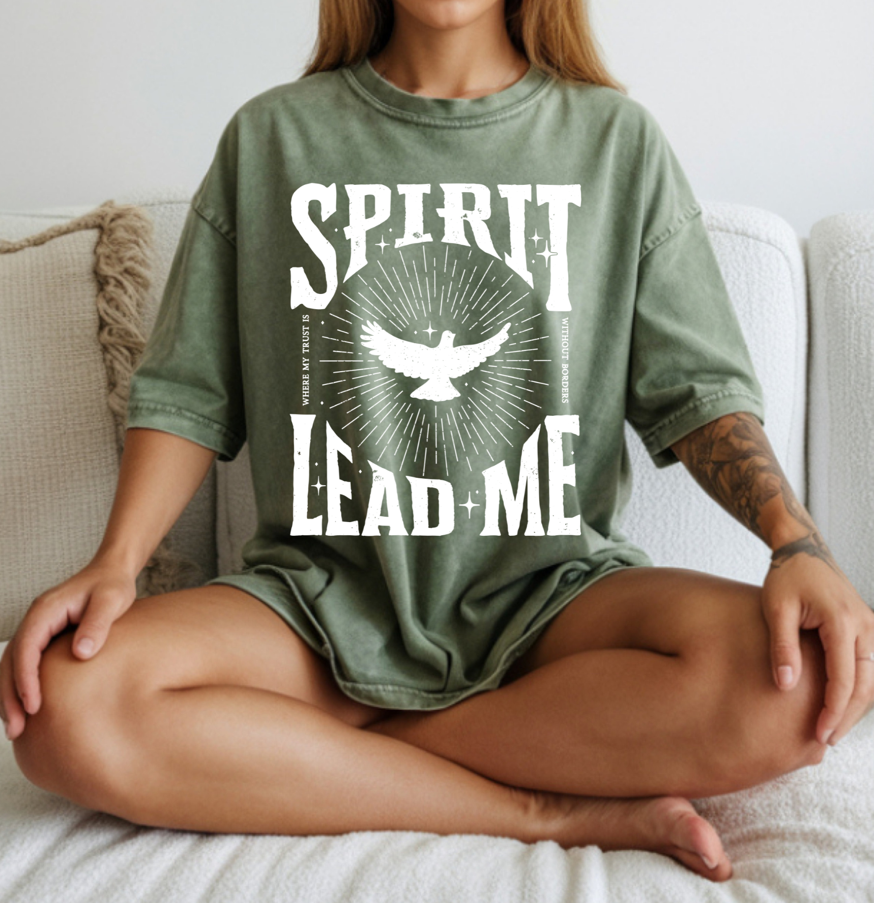 Spirit lead me t-shirt white