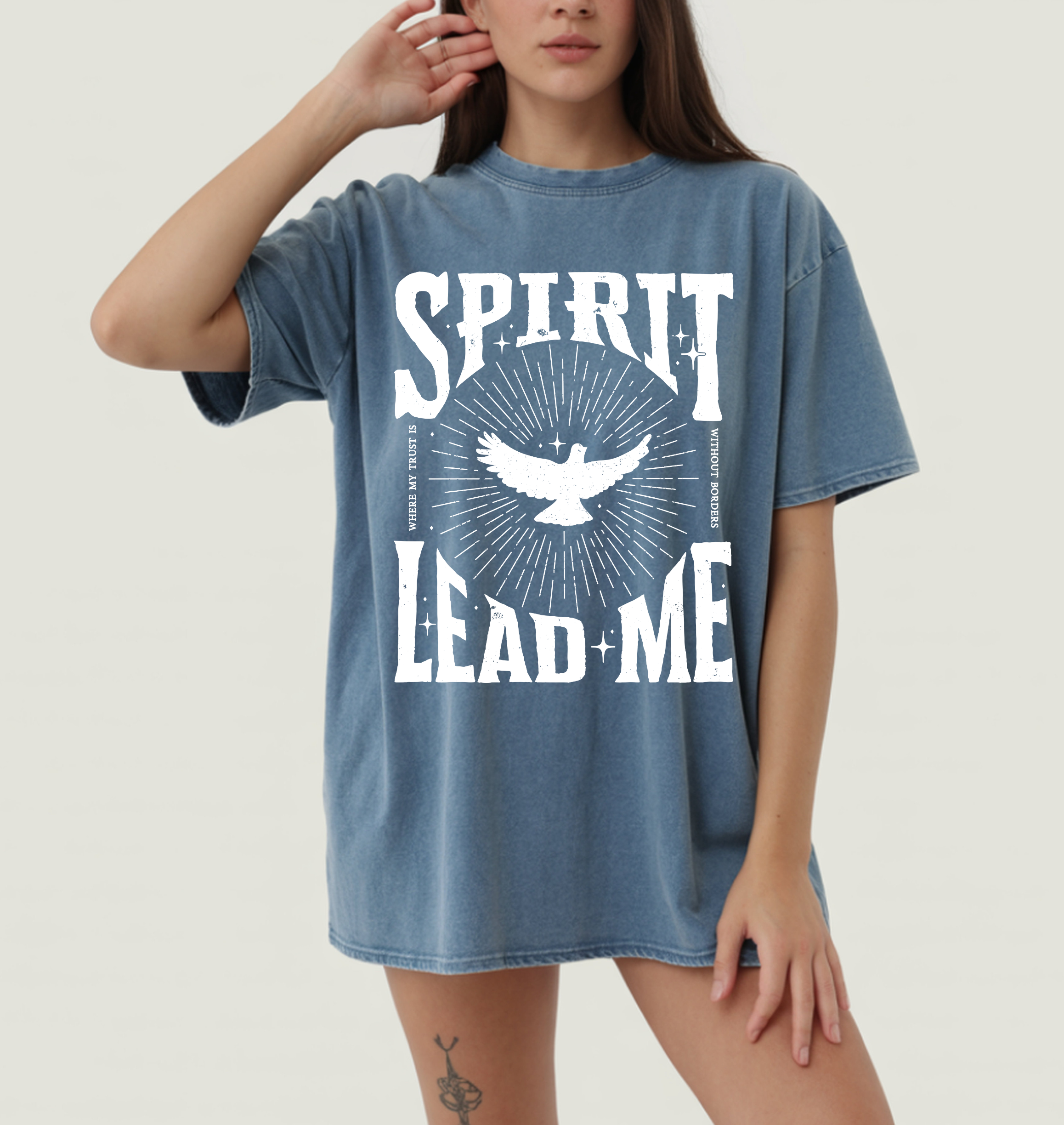 Spirit lead me t-shirt white